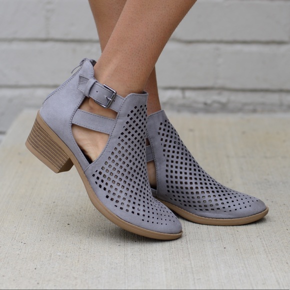 Perforated Ankle Bootie - Picture 2 of 6